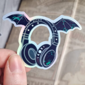 Bat Sound Holo Sticker