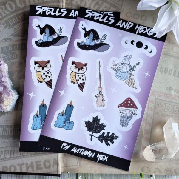Hexes & Spells Stickersheet – Bild 3