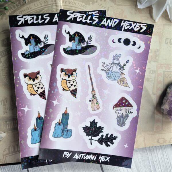 Hexes & Spells Stickersheet – Bild 2