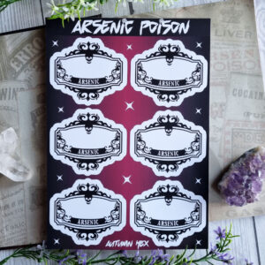 Arsenic Poison Label Sticker