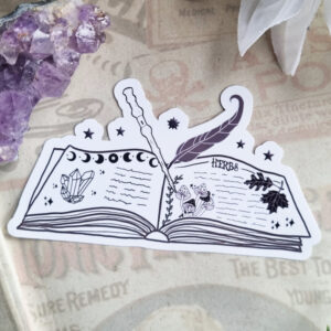 Witchcraft Book Sticker
