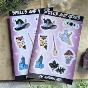 Hexes & Spells Stickersheet