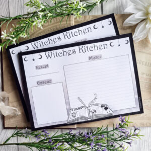 Witches Kitchen Rezeptblock Din A5