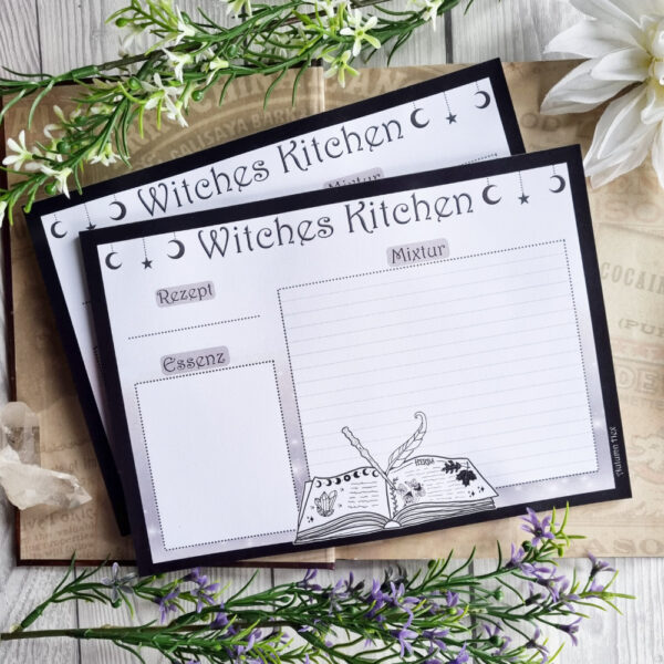 Witches Kitchen Rezeptblock Din A5
