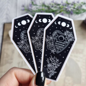 Ouija Coffin Sticker