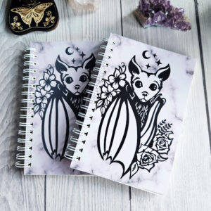 Nocturne Bat A6 Stickeralbum / Notizbuch