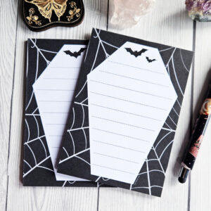 Dark Coffin Notes Notizblock A6