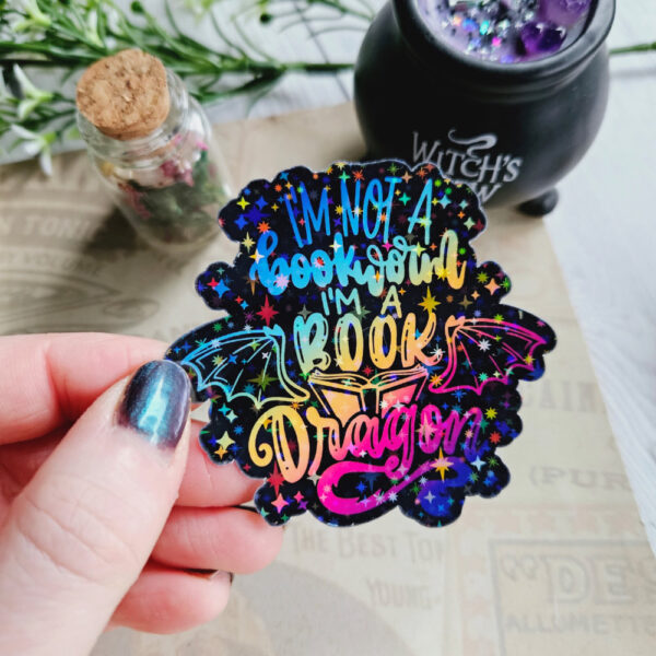 Book Dragon Sticker – Bild 3