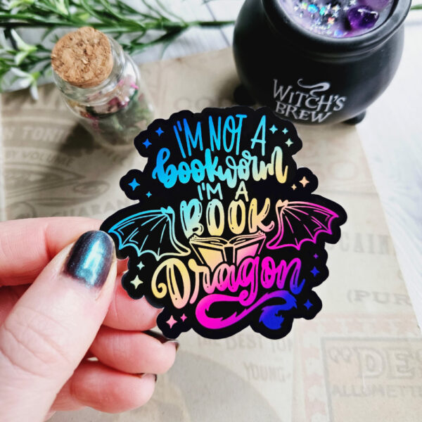 Book Dragon Sticker – Bild 2