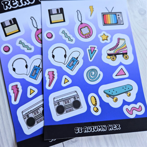 Retro Vibes Stickersheet – Bild 2