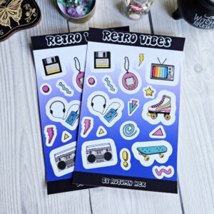 Retro Vibes Stickersheet