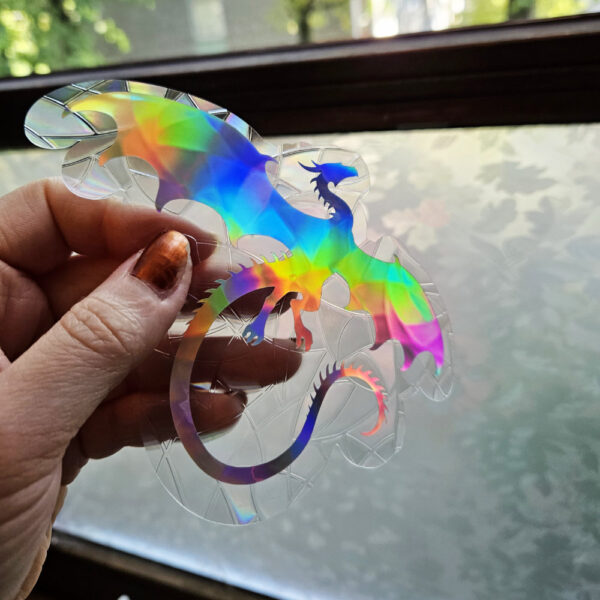 Flying Dragon Suncatcher Fenstersticker – Bild 2