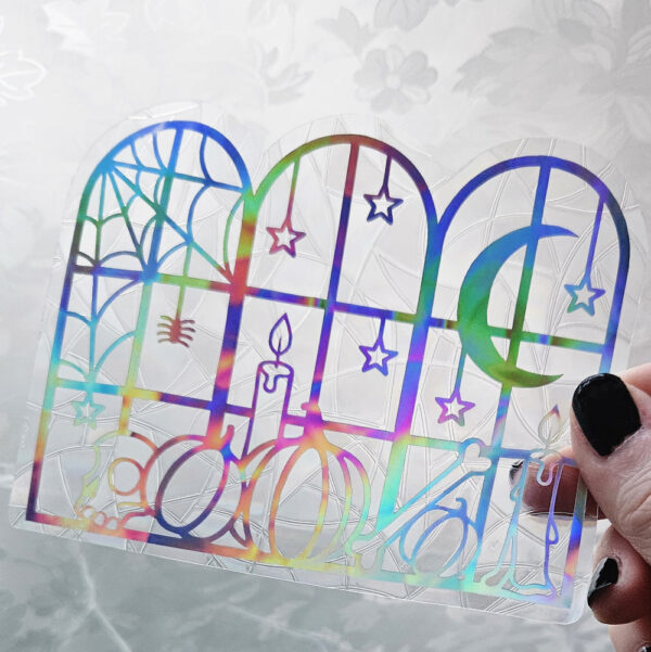 Spooky Window Suncatcher Fenstersticker – Bild 2