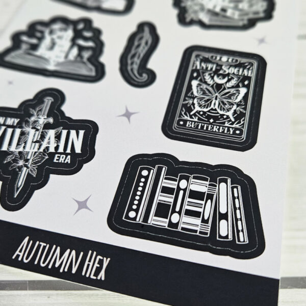 Dark Reader Stickerbogen – Bild 3