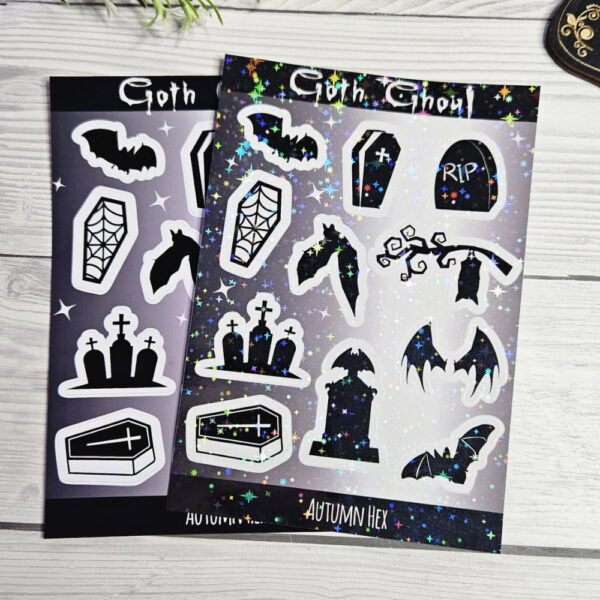 Goth Goul Stickerbogen