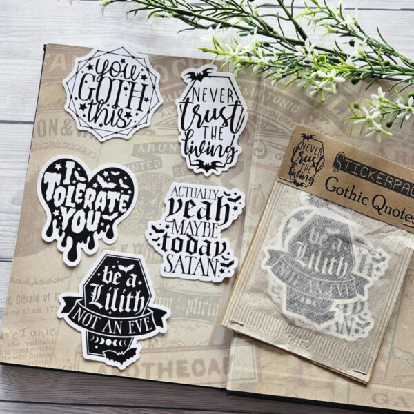 Goth Quotes Stickerpack