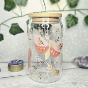 Dreamy Moth Trinkglas