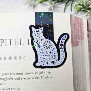 Galaxy Cat Magnet Lesezeichen