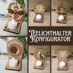 Teelichthalter - versch. Motive