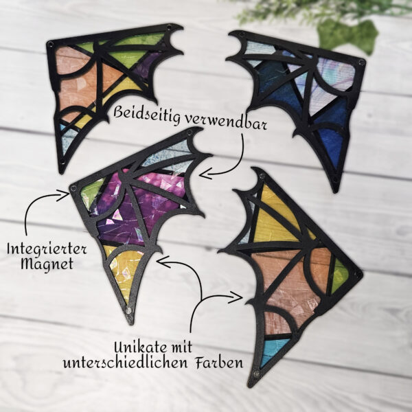 Gothic Fantasy Decor | Magnetische Flügelecken