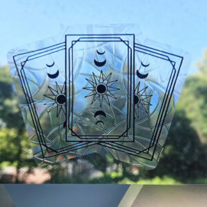 Tarot Fenstersticker Suncatcher