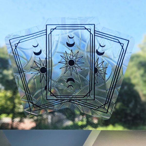 Tarot Fenstersticker Suncatcher